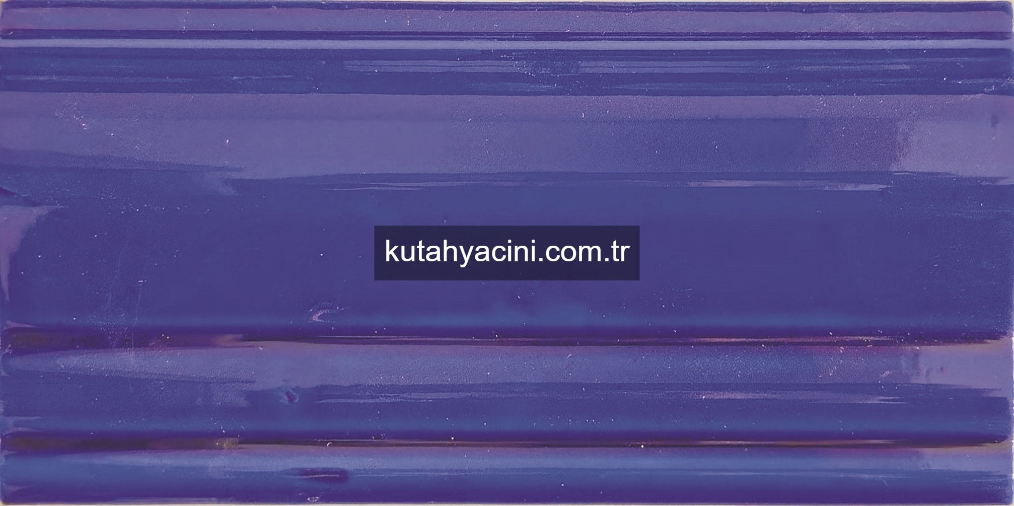 10X20 Çini Bordür Kobalt